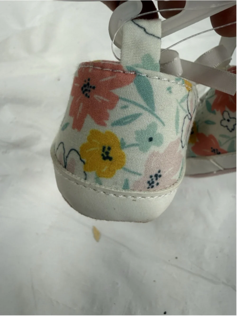 Baby Girl Size 0-3 Months Shoes With Bow Carter's Child Of Mine New